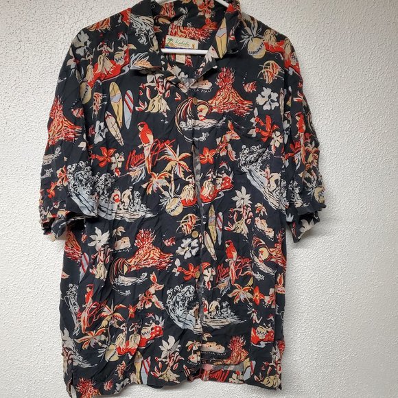 Kahala Other - Shirts - Men - Kahala Hawaiian Button Up Shirt - XL - 100% Silk